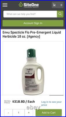 Specticle Flo Pre-Emergent Liquid Herbicide 18 oz. NEW 2025 ENVU