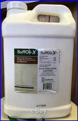 SuffOil-X, Spray Oil Emulsion Fungicide, OMRI Certified (2.5 Gallons)