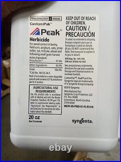 Syngenta peak herbicide, 20 oz granule, no sale in, ak, as, aa, see pic 2