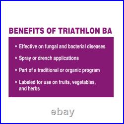 Triathlon BA Biofungicide/Bactericide 128 fl oz Jug by OHP Triathlon BA Biofungicide/Bactericide 128 fl oz Jug by OHP