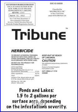 Tribune diquat Concentrated Liquid Herbicide for Pond/Lake 2.5 gallons