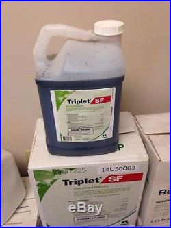 Triplet SF Broadleaf Herbicide Case (2) 2.5 Gallon Pail Nu Farm Total 5 Gallons