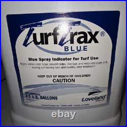Turf Trax Blue Dye Spray Indicator 2.5 Gallons (For Turf Use)