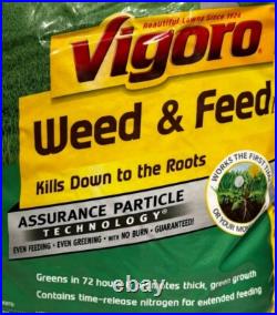 Vigoro 43.9 lbs. 15,000 sq. Ft. Weed & Feed Weed Killer Plus Lawn Fertilizer