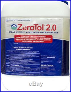 ZeroTol 2.0 Algaecide Bactericide Fungicide 2.5 Gallons