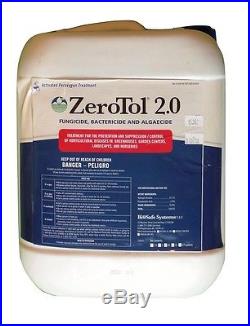 ZeroTol 2.0 Broad Spectrum Algaecide/Bactericide/Fungicide By BioSafe 2.5 Gallo